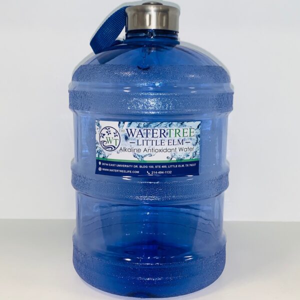 1 Gallon Container w/ Handle, Stainless Steel Top & String